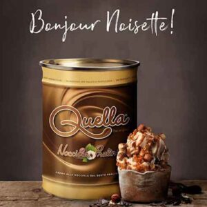 QUELLA HAZELNUT PRALINE CHOCOLATE FILLING SAUCE MEC3 14782